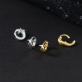 A44887 s925 sterling silver sweet dainty simple stud earrings