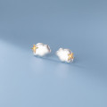 A36699 925 sterling silver stars earrings