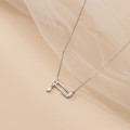 A34066 s925 sterling silver clip unique necklace