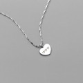 A34606 s925 sterling silver geometric necklace