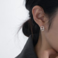 A40812 s925 sterling silver trendy design earrings