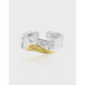 A39361 plated quality geometric s925 sterling silver ring