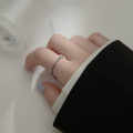 A36259 s925 sterling silver twist silver vintage adjustable adjustable ring