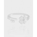 A42791 design key heart adjustable sterling silver s925 ring