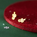 A44847 s925 sterling silver christmas stud cute earrings
