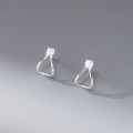 A45032 s925 sterling silver sweet white opal teardrop stud earrings