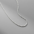 A40907 s925 sterling silver starts chain bar elegant necklace