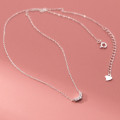 A39465 s925 sterling silver rhinestone elegant grade unique necklace