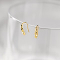 A45159 s925 sterling silver trendy sweet geometric rhombic stud earrings