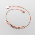 A38557 s925 sterling silver ball charm simple elegant design bracelet