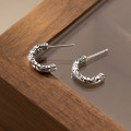A39321 s925 sterling silver stud vintage design earrings