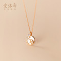 A33037 s925 sterling silver small trendy sweet necklace