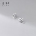 A32238 s925 sterling silver fashion hollowed layered bar geometric earrings