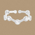 A45089 cubic zirconia sterling silver s925 ring