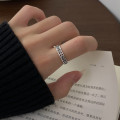 A38255 s925 sterling silver thai rhombic vintage unique ring