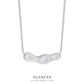 A43424 s925 sterling silver design unique geometric pendant necklace
