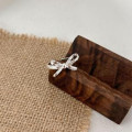 A43218 sterling silver butterfly simple fashion adjustable ring