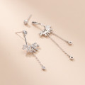 A33781 s925 sterling silver sweet simple rhinestone earrings