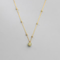A43316 s925 silver vintage simple ethnic elegant necklace