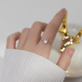 A36333 925 sterling silver christmas deer ring