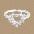 A45496 heart sterling silver s925 heartshape ring