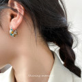 A45709 s925 sterling silver trendy sweet dainty stud earrings