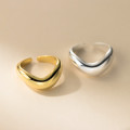 A45498 s925 sterling silver trendy sweet dainty ring