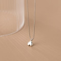 A34051 s925 sterling silver thai silver vintage heart necklace
