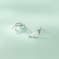 A44844 s925 sterling silver stud christmas deer elegant tree cute earrings