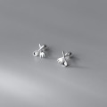 A35741 s925 sterling silver trendy simple earrings