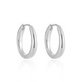 A44220 unique elegant geometric oval s925 sterling silver earrings