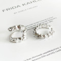 A33466 minimalist 925 sterling silver simpleU ring