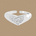 A45083 heart sterling silver s925 heartshape ring