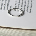 A41913 s925 silver thai heart smilingface simple cute ring