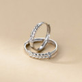 A45430 s925 sterling silver trendy sweet simple rhinestone ring