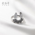 A33560 s990 vintage thai silver adjustable adjustable ring