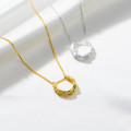 A34536 s925 sterling silver simple fashion necklace