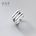 A32141 s925 sterling silver silver ring