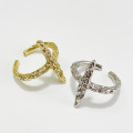 A32628 bigins irregular crosss925 sterling silver ring