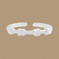 A45074 spiral sterling silver s925 adjustable ring