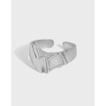 A33506 design irregular qualitys925 sterling silver adjustable ring