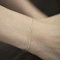 A43117 s925 silver fashion simple charm design bracelet