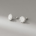 A43901 s925 sterling silver trendy sweet dainty stud earrings