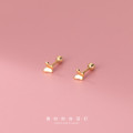 A33793 s925 sterling silver simple chic butterfly ect chic earrings
