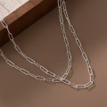 A45415 hollowed s925 sterling silver necklace
