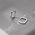 A35772 s925 sterling silver geometric chic bar hoop earring earrings