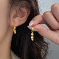 A43797 s925 sterling silver fashion fringe lip stud earrings