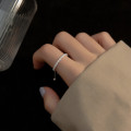 A36337 s925 sterling silver chain ring