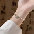 A40772 s925 sterling silver trendy charm design bracelet