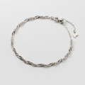 A38324 s925 sterling silver simple charm elegant grade bracelet